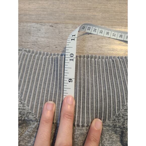 Gymshark large marl seamless light grey athletic leggings new with tags - Picture 7 of 8